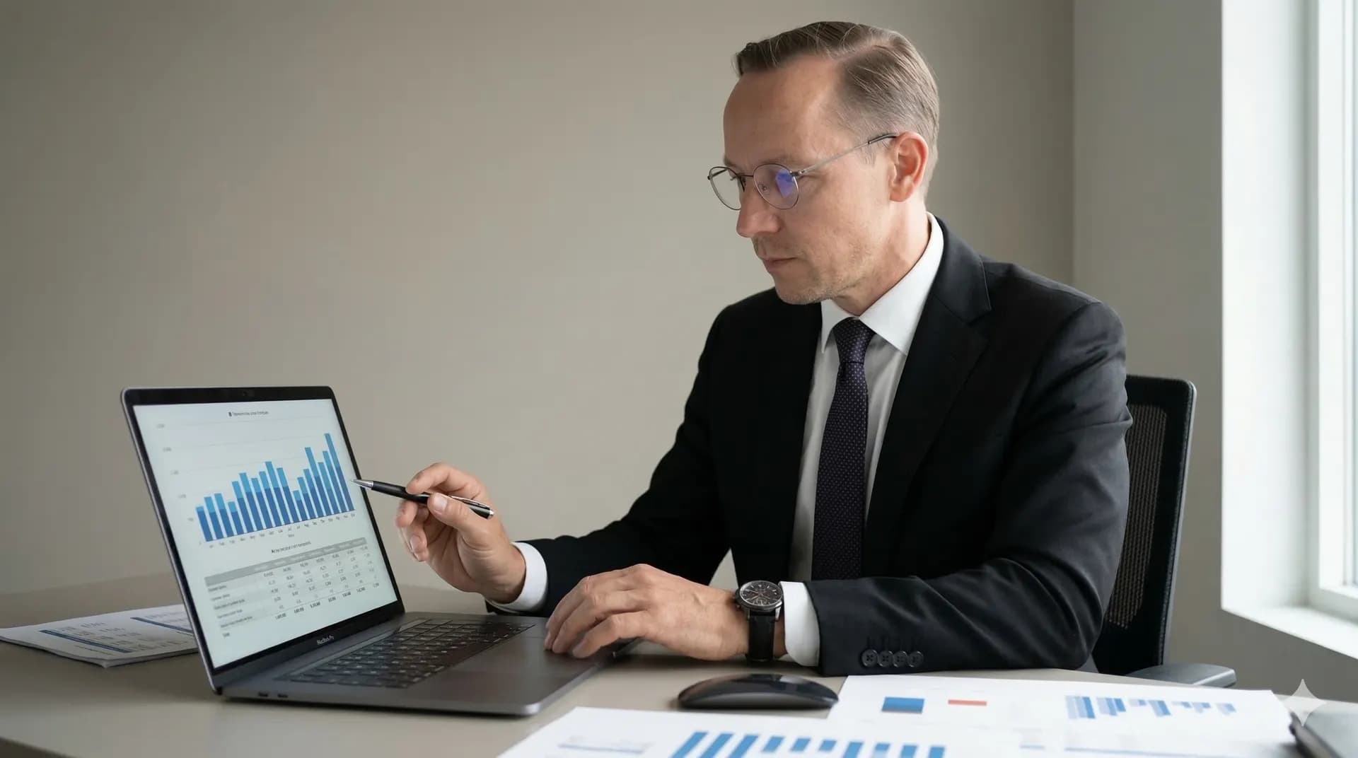 Moritz von Graf Bernstorff vor Solaranlage